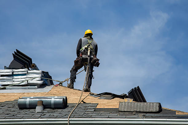 Professional Metal Roofing technician working in Andover, MA